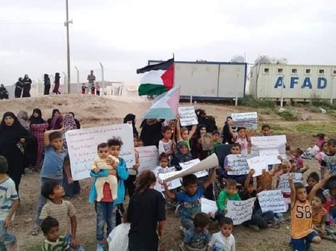 1450 عائلة فلسطينية تعاني أوضاعًا متدهورة شمالي سورية