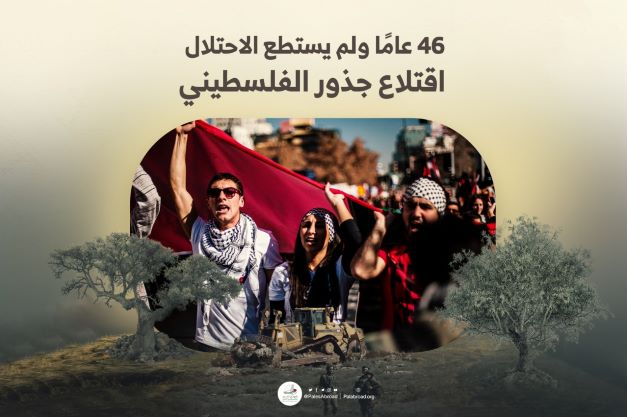 46 عامًا ولم يستطع الاحتلال اقتلاع جذور الفلسطيني
