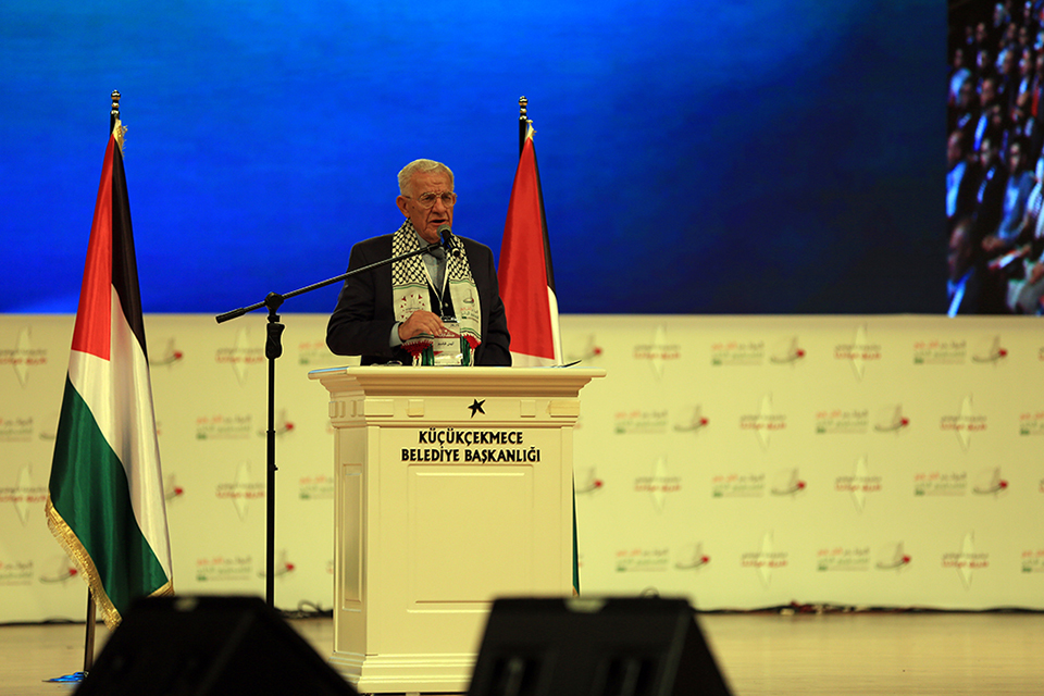 كلمة رئيس المؤتمر د. أنيس قاسم في حفل افتتاح المؤتمر الشعبي لفلسطيني الخارج