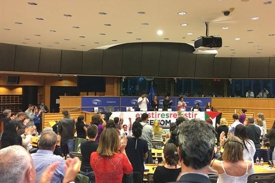 مؤتمر حول نضال المرأة الفلسطينية بالبرلمان الأوروبي