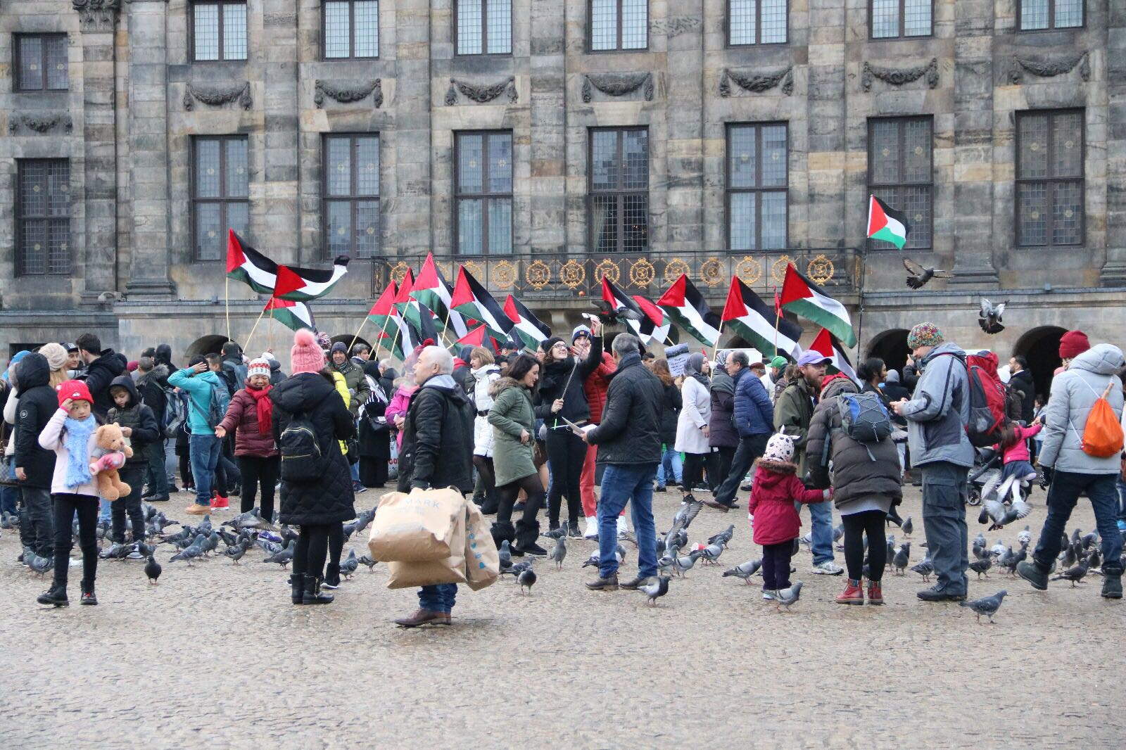مظاهرة نصرة للقدس وفلسطين في أمستردام
