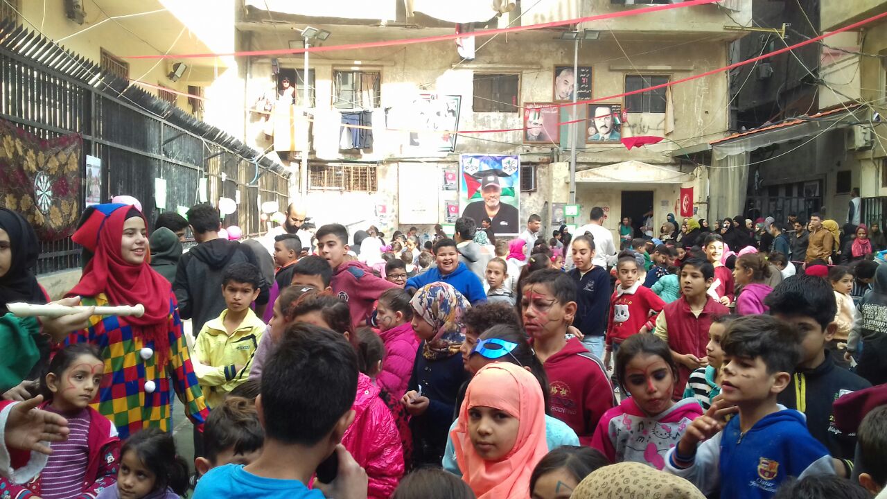 كرنفال للأطفال دعما للقدس في مخيم شاتيلا في لبنان