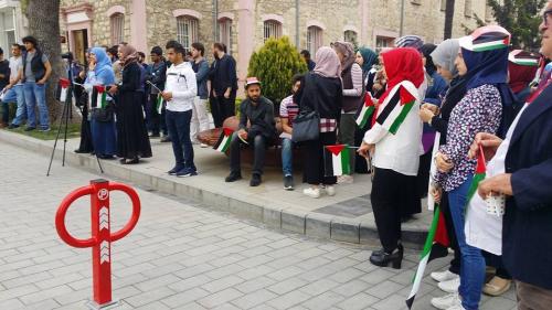 جامعة صباح الدين زعيم باسطنبول تنظّم نشاطاً فلسطينياً