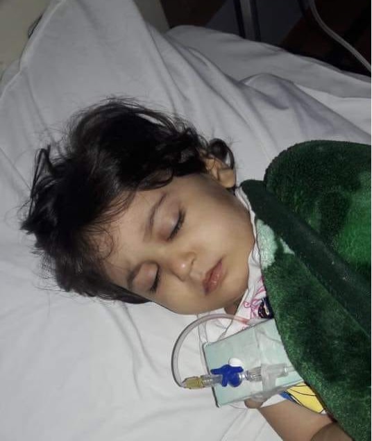 الطفلة ماريا أبو عزارة 3 سنوات في ذمة الله بعد صراع مع السرطان