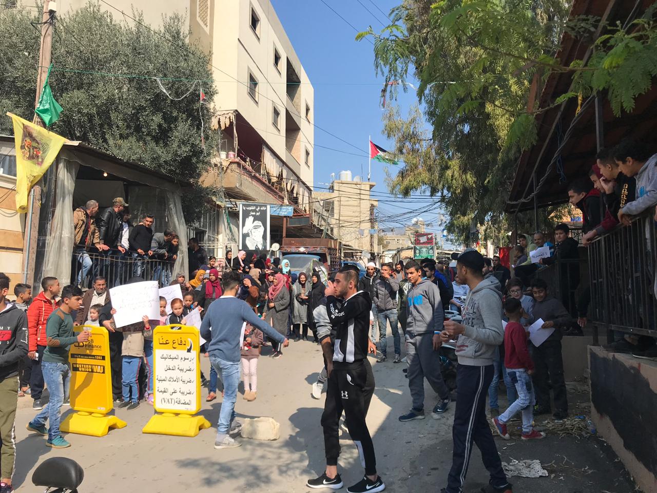 اعتصام في مخيم البرج الشمالي تضامناً مع شاب فلسطيني موقوف لدى السلطات اللبنانية