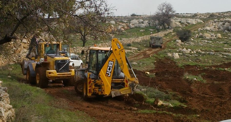 Israelis bulldoze Palestinian lands to expand settlements in Salfit