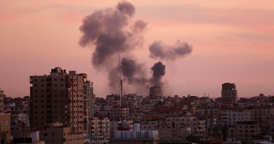 Israeli warplane strikes blockaded Gaza