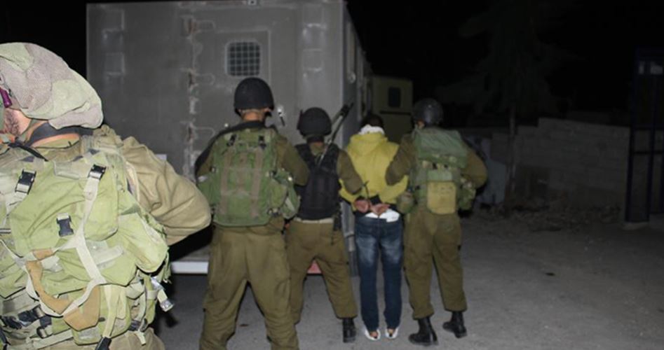 Minor among 4 Palestinians kidnapped by Israeli soldiers from Azzoun