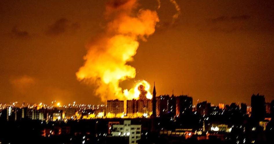 Israeli army launches aerial attacks on different areas of Gaza