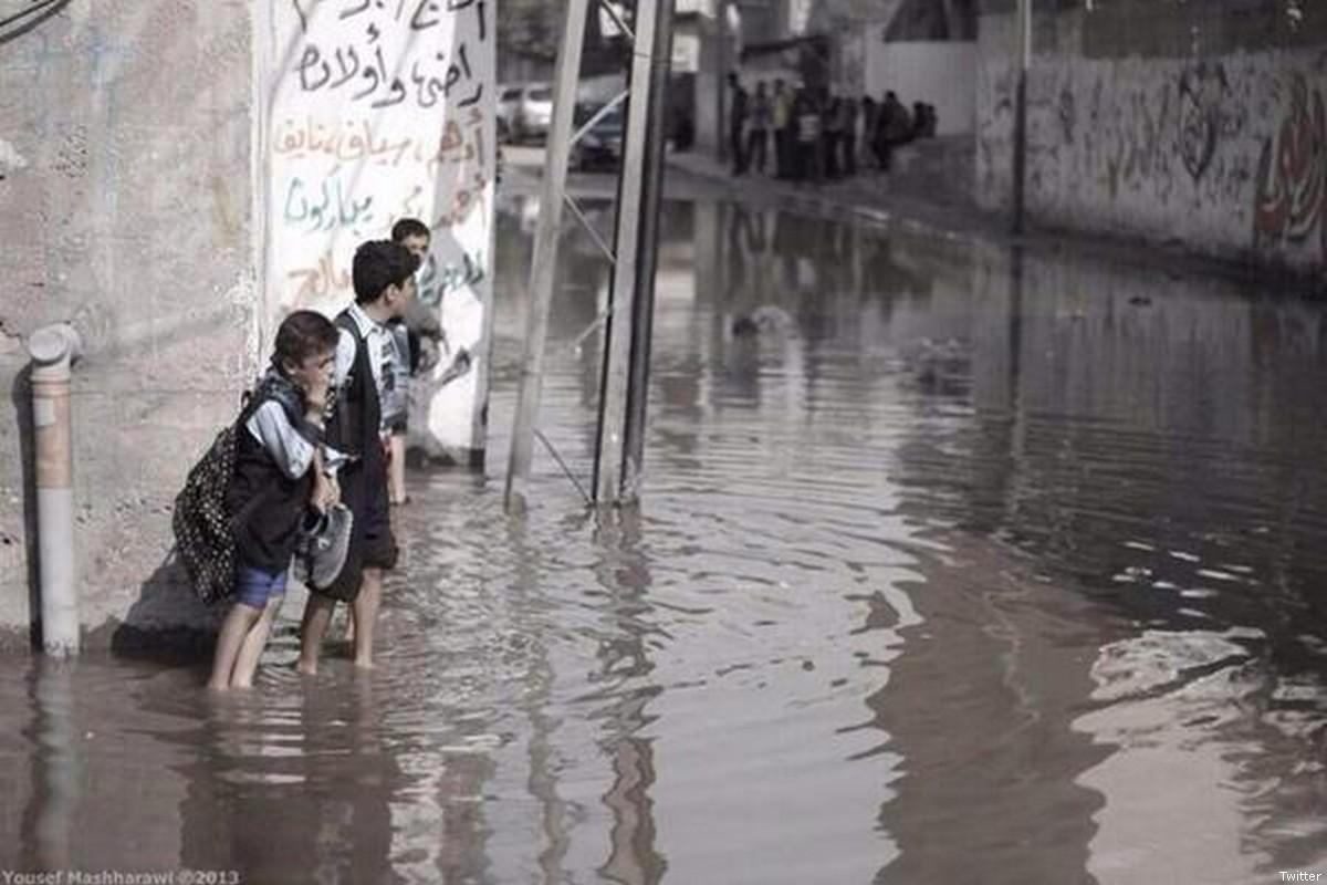 Israel settlers dump sewage on Palestinian school in Qalqiliya