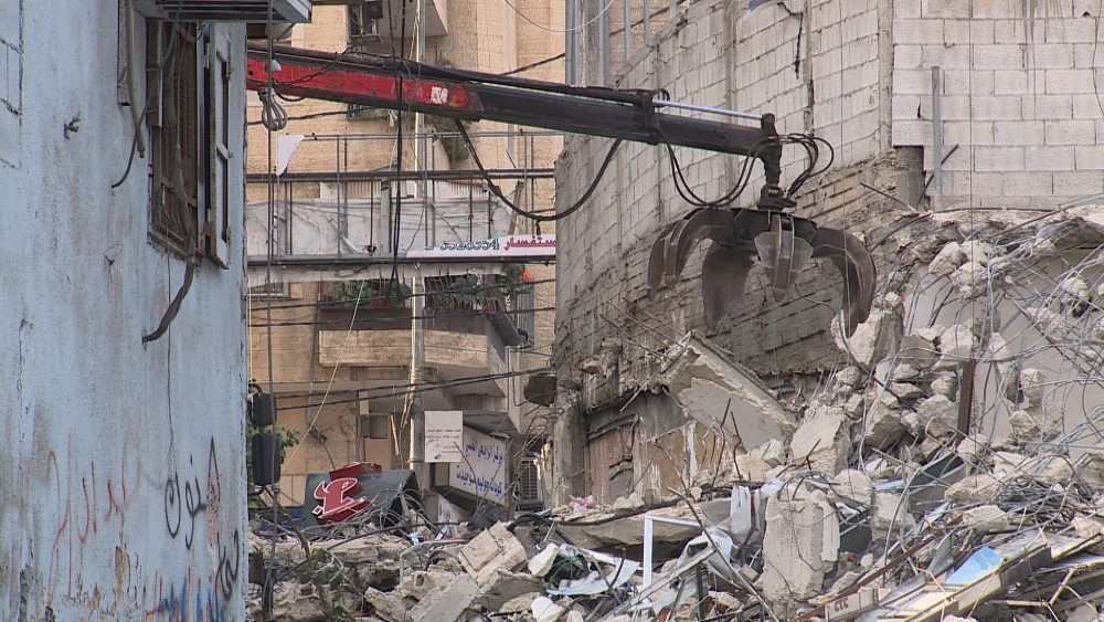The Israeli occupation demolishes 16 Palestinian structures in Shuafat camp