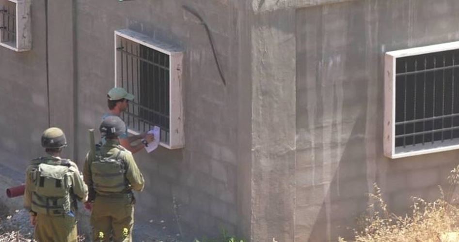 &#34;Israel&#34; orders demolition of Palestinian tourist structure