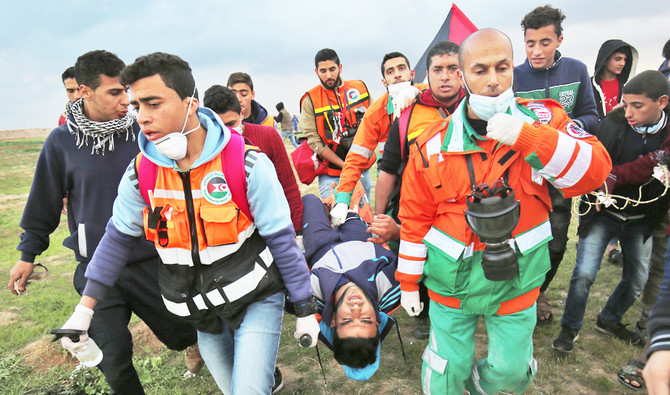 Israeli occupation troops shoot 17 Palestinians during protests