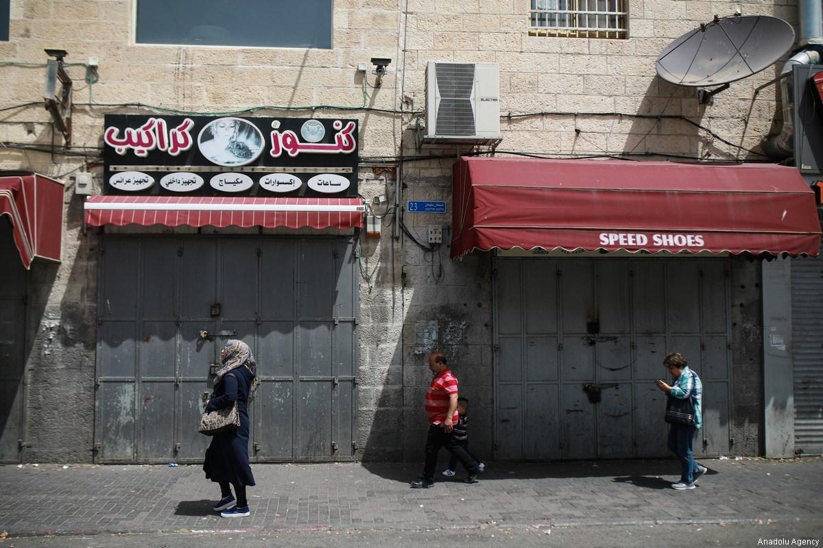 The occupation closed 430 Palestinian shops in 20 years in Jerusalem