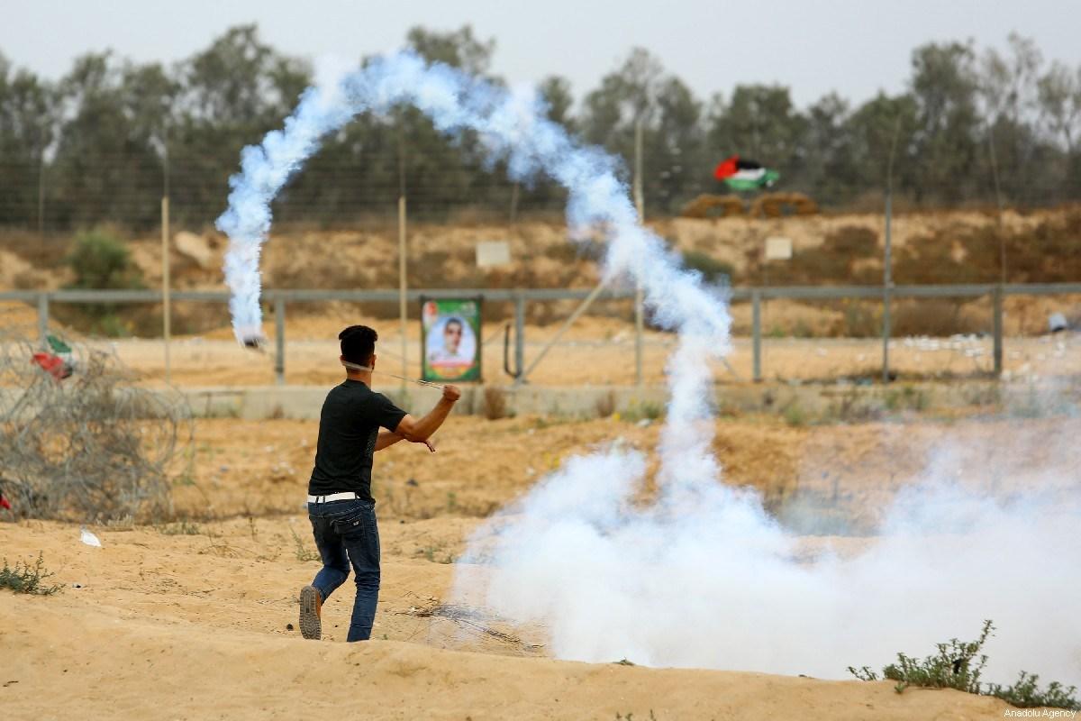 Gas bombs have become the "Israeli" weapon to kill ‘great march of return’ protestors