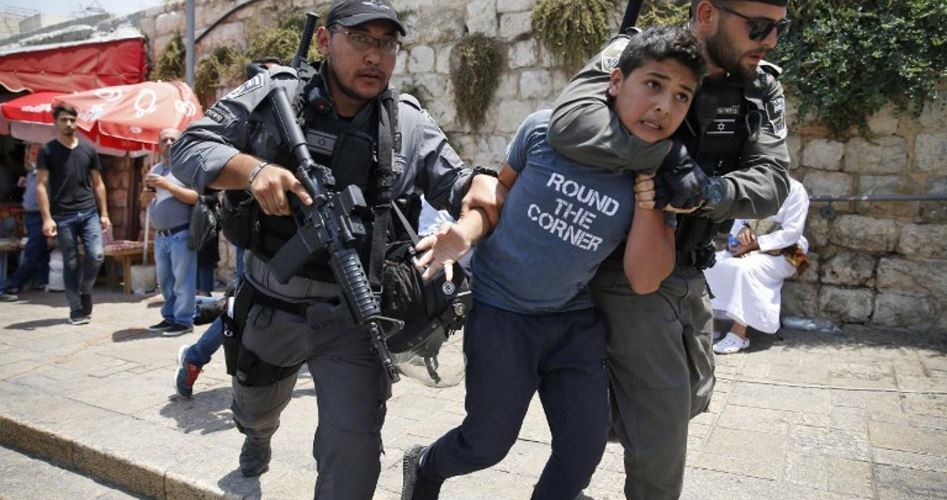 Two Palestinians kids in Israeli occupation administrative detention