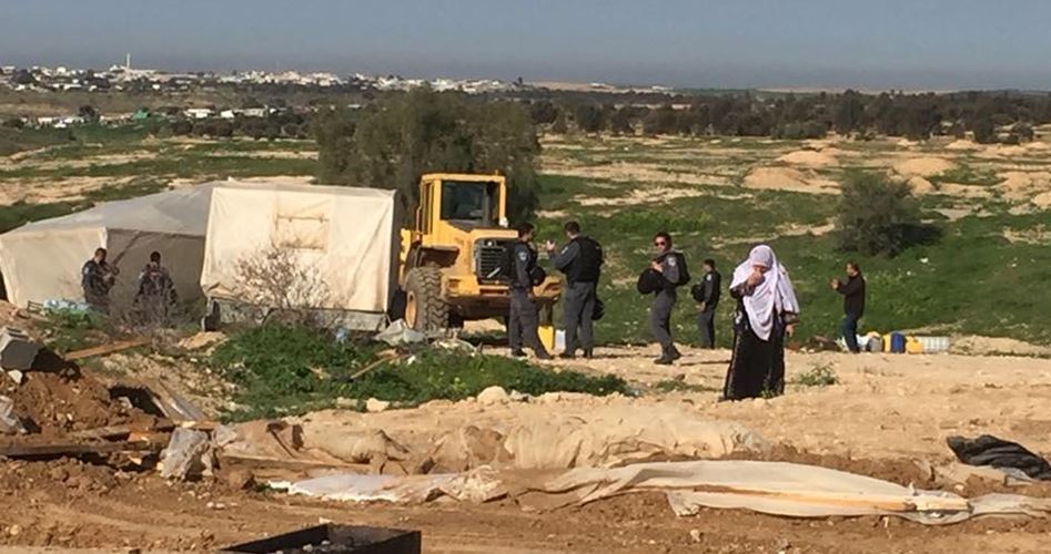 Occupying Israel displaces Araqib villagers in Negev for 163nd time