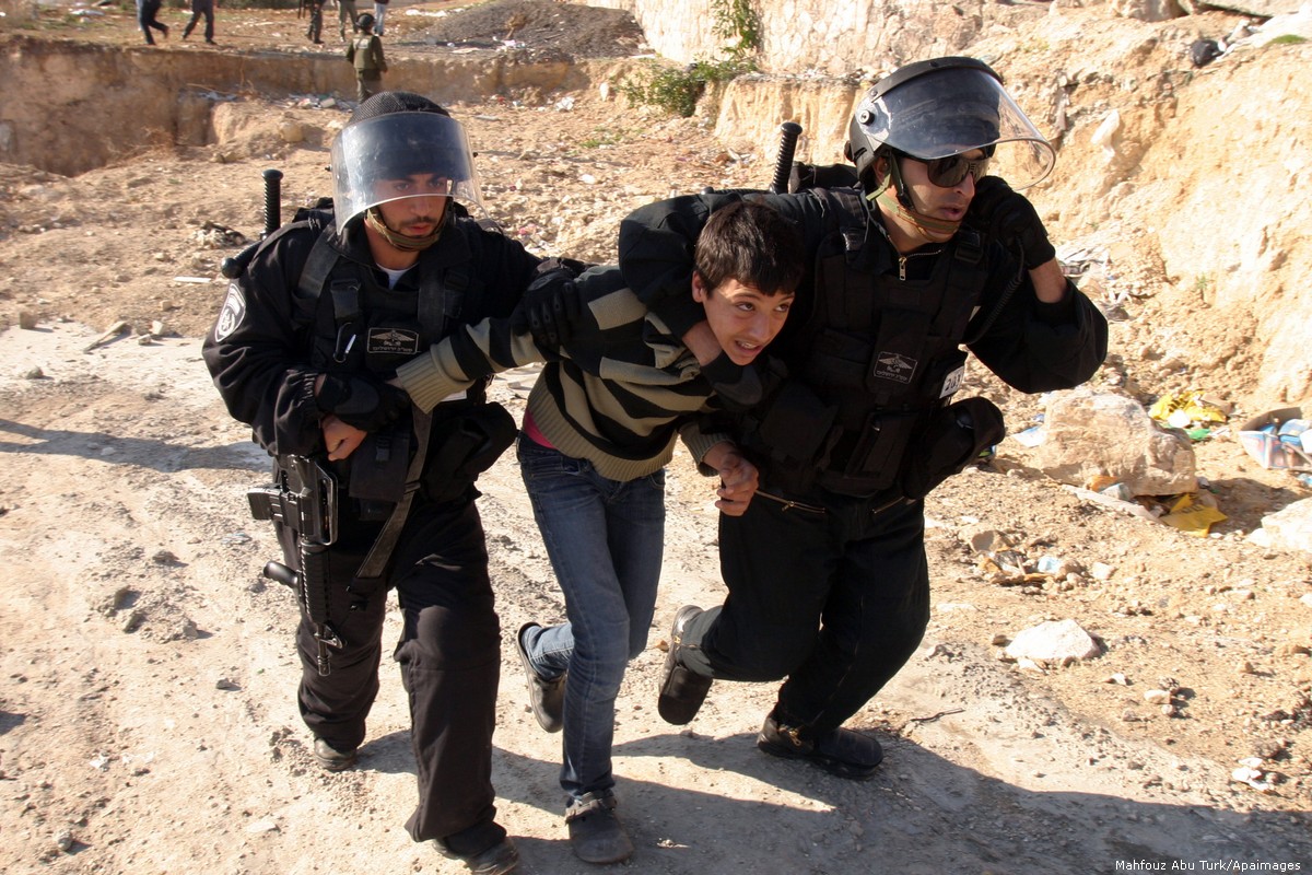 Two hundred Palestinian children arrested by occupation forces in Jerusalem