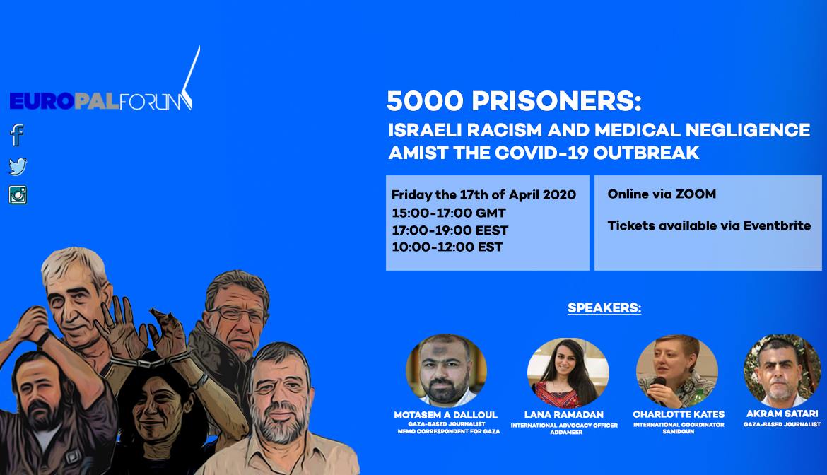 A Webinar titled: "5000 Prisoners: Israeli Racism and Medical Negligence Amidst the COVID-19 Outbreak