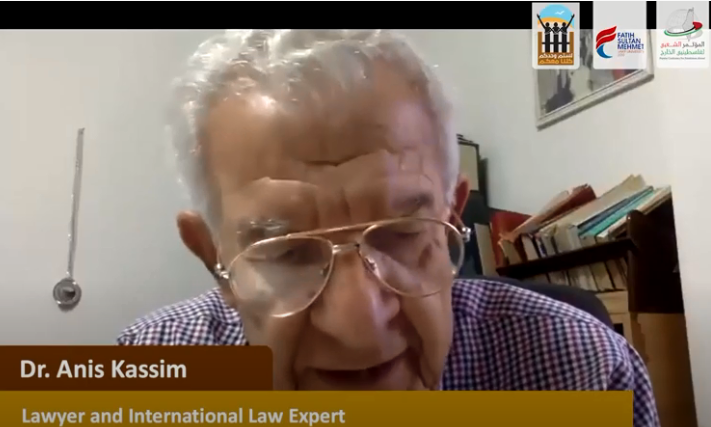 "Palestinian Prisoners and International Laws under Coronavirus Pandemic": Dr Anis Kassim
