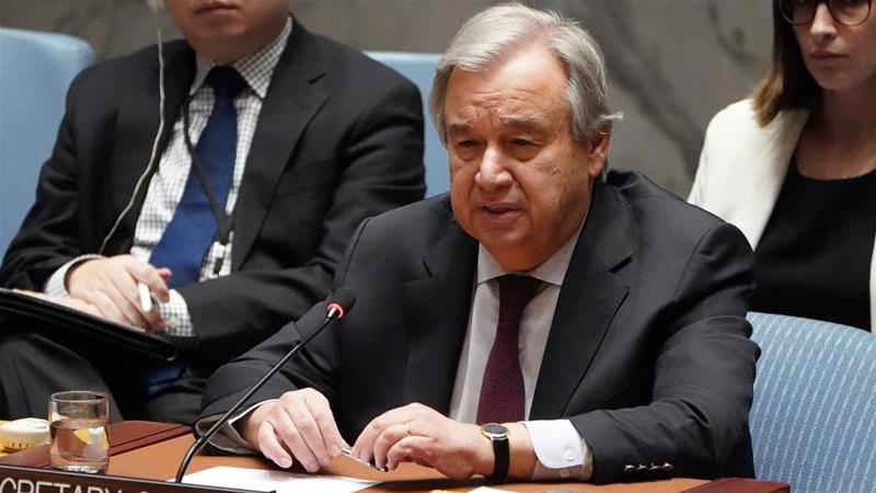 UN chief Antonio Guterres urges Israel to drop annexation plans