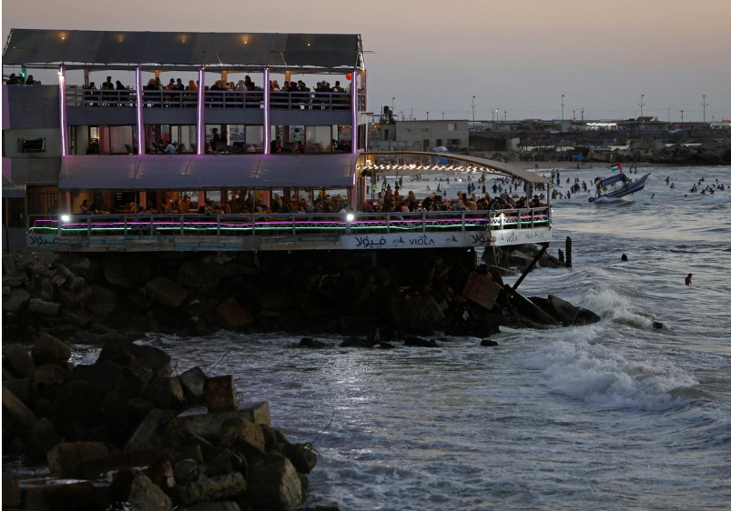 'Dream destination' cafes offer taste of paradise in blockaded Gaza strip