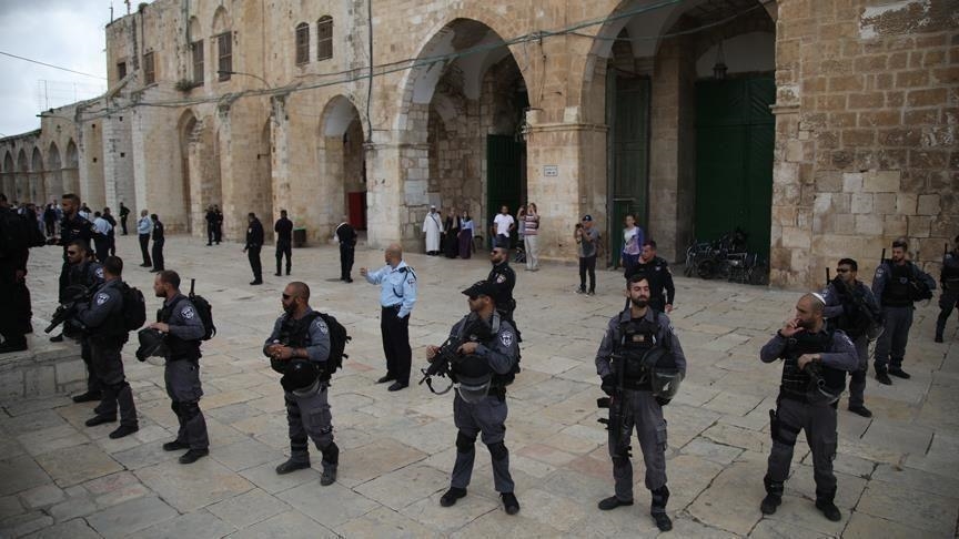 Israel" restricts Palestinians from praying at Al-Aqsa"