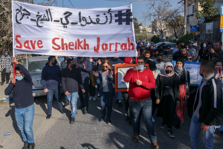 What is happening in occupied East Jerusalem’s Sheikh Jarrah?