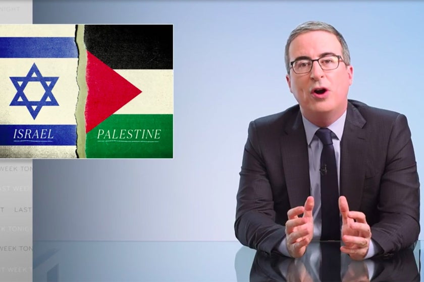 John Oliver Accuses "Israel" of Committing War Crimes, Practicing Apartheid