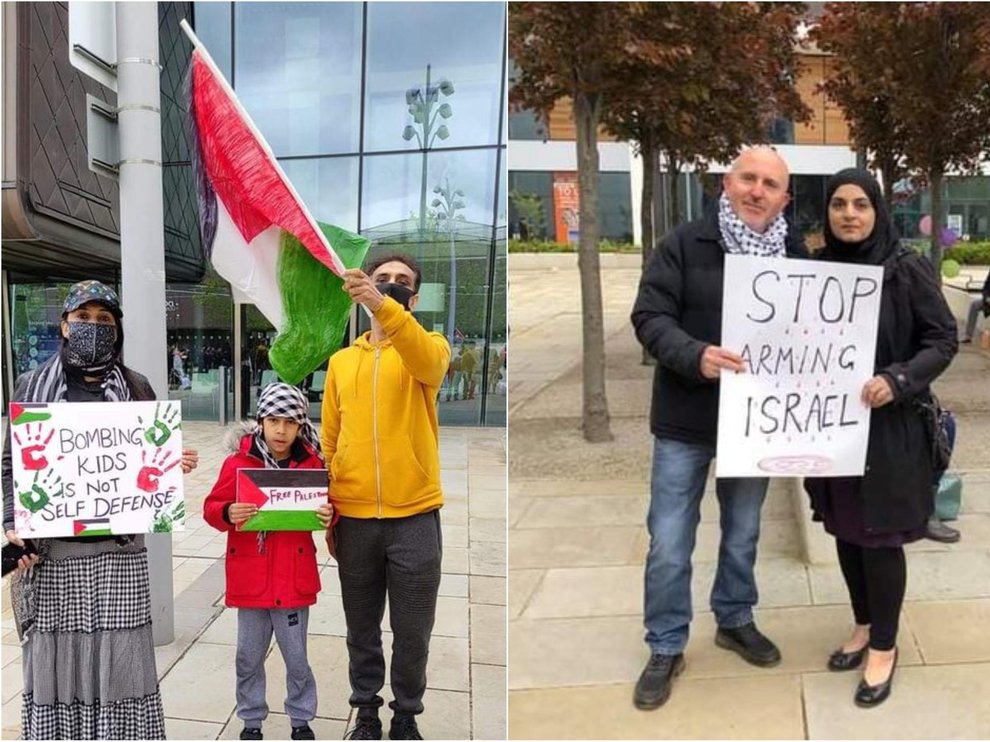 250 people gather in Doncaster town centre in peaceful vigil for Palestine