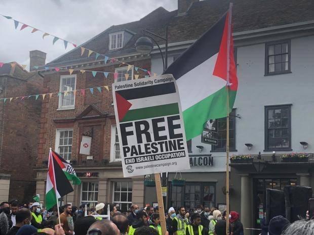 Solidarity Free Palestine ride from Bradford to Manchester