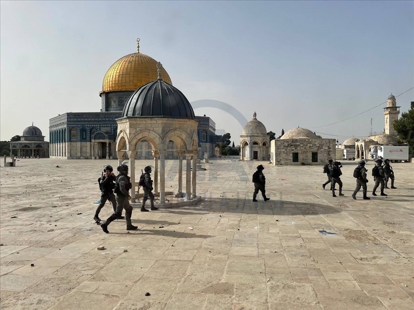 Israeli occupation forces storm al-Aqsa Mosque, attack worshipers