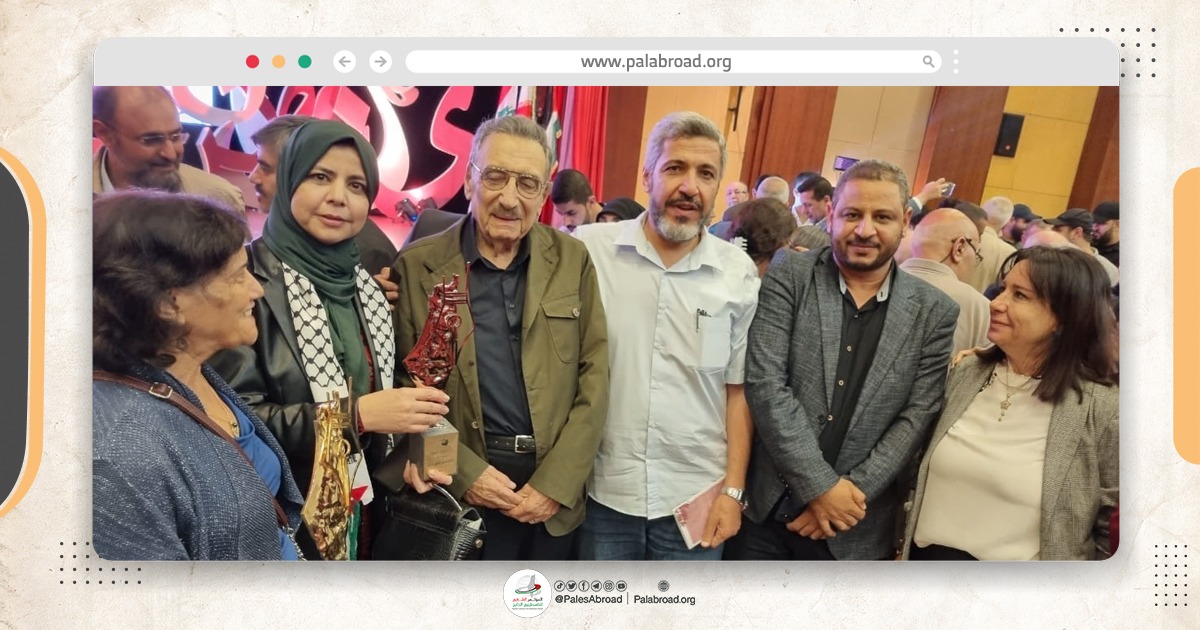 رئيس المؤتمر الشعبي منير شفيق يفوز بجائزة فلسطين العالمية للآداب