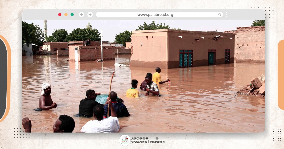 The Popular Conference for Palestinians Abroad Mourns Flood Victims of Sudan