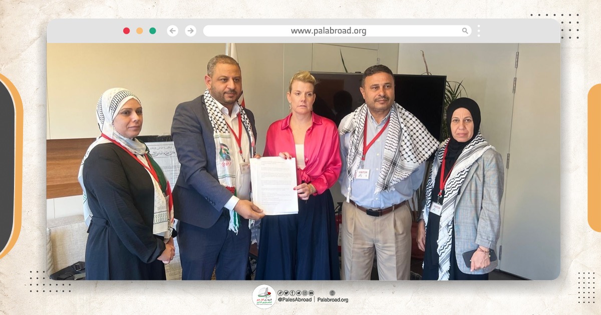 مؤسسات فلسطينية تلتقي رئيسة بعثة اللجنة الدولية للصليب الأحمر