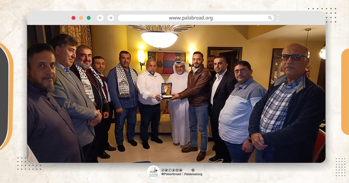 A Delegation from the Popular Conference Visits Wael Dahdouh in Qatar