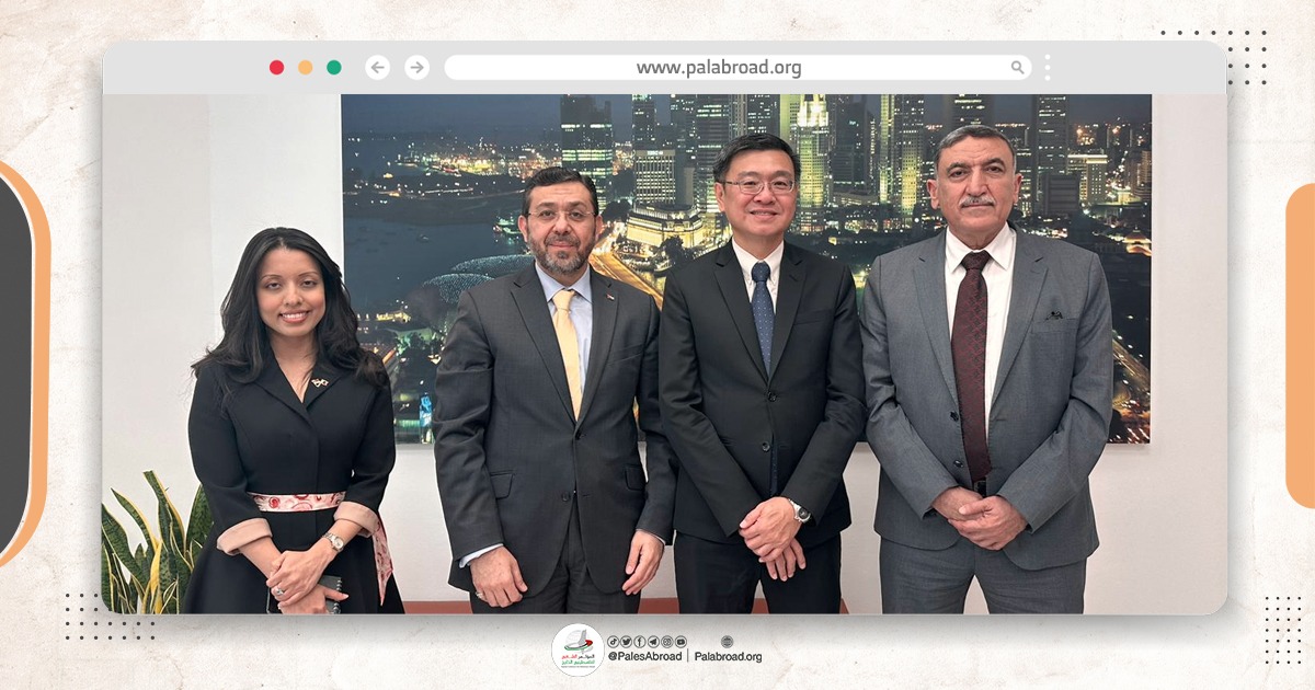 Qatar Coordination Committee Visits Singapore Embassy