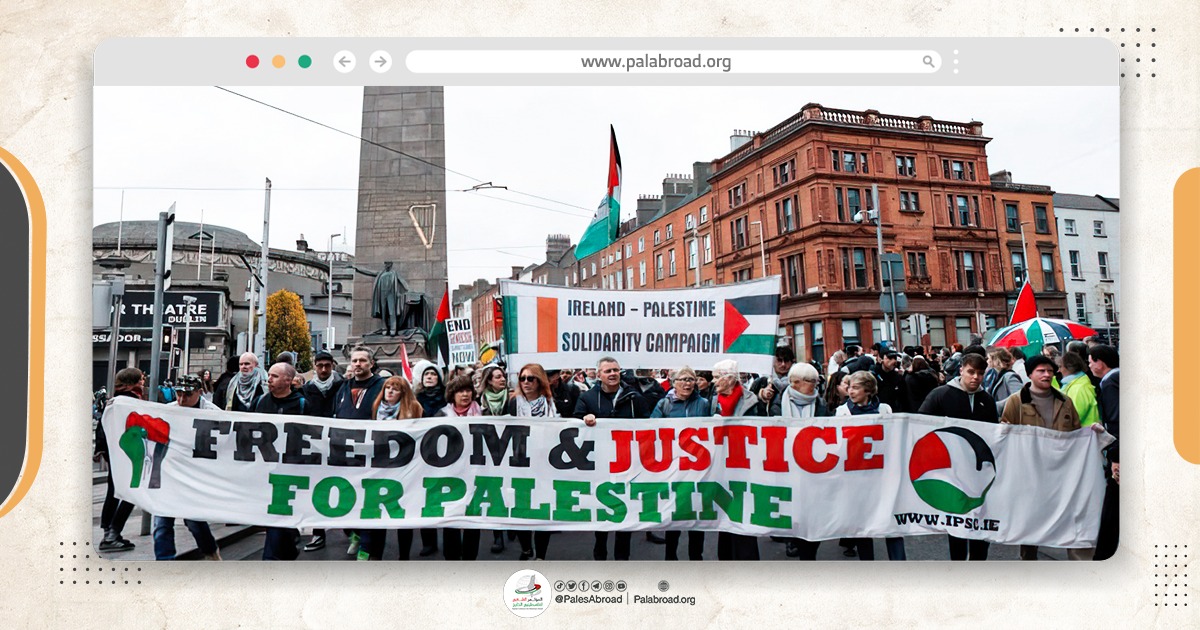 إيرلندا تعتزم حظر التجارة مع الاحتلال وإعفاء السلع الفلسطينية