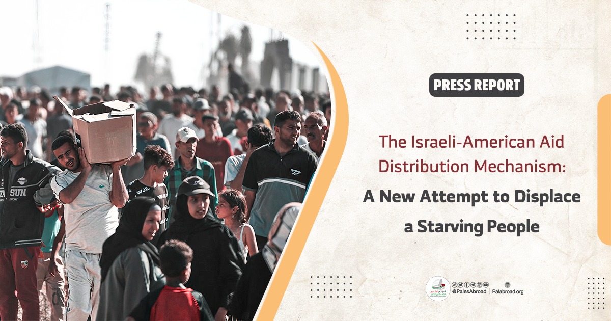 The Israeli-American Aid Distribution Mechanism: A New Attempt to Displace a Starving People