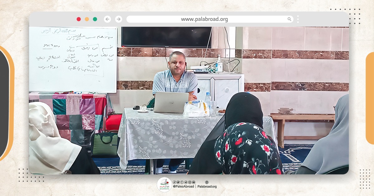 "ثابت" و"أغاريد" تنظمان محاضرة في لبنان دعماً لغزة