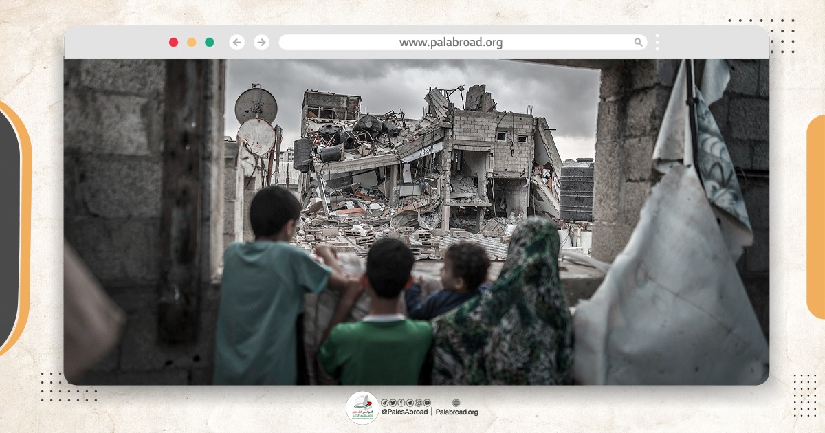 المؤتمر الشعبي لفلسطينيي الخارج يستنكر الصمت الدولي تجاه المخطط الإسرائيلي لاحتلال غزة