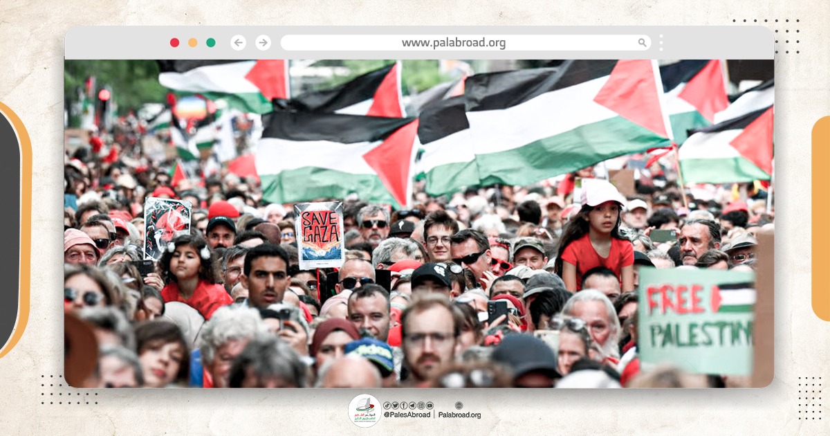 المنتدى الفلسطيني في بريطانيا يدعو للمشاركة الواسعة في مظاهرة أمام مقر الحكومة