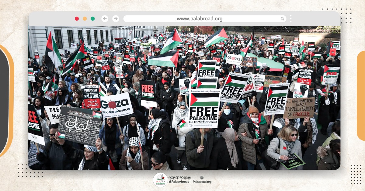 تظاهرة أمام قاعدة سلاح الجو الملكي البريطاني رفضًا لتواطؤ بريطانيا العسكري في إبادة غزة