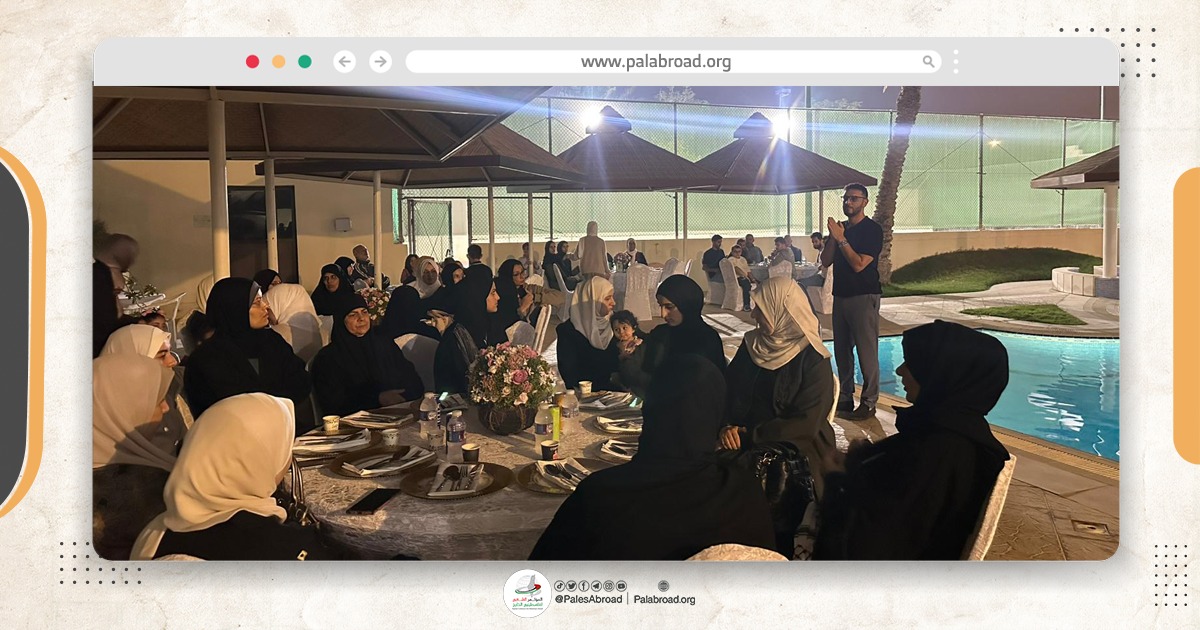 المؤتمر الشعبي لفلسطينيي الخارج يكرّم أمهات وزوجات صحفيي الجزيرة الشهداء