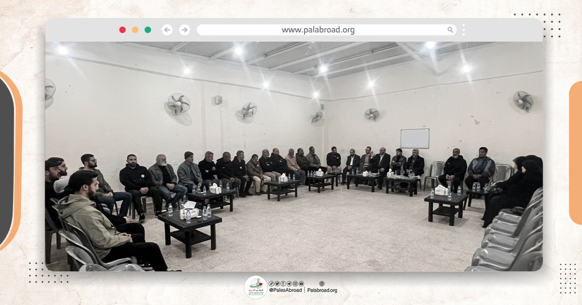 وفد من فلسطينيّي تركيا يزور مخيّم عين الحلوة في جنوب لبنان ويعزّي عائلات شهداء القصف الإسرائيلي